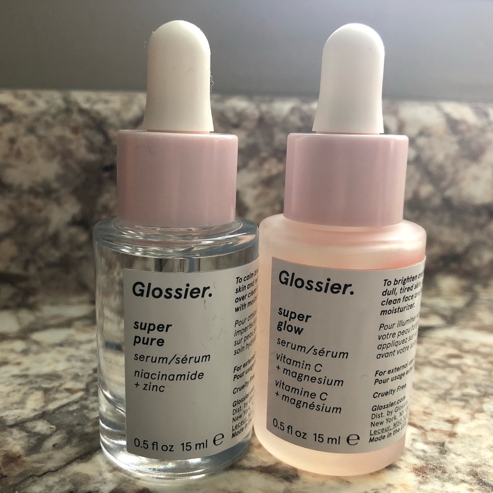 Glossier serums - Super pure and Super glow